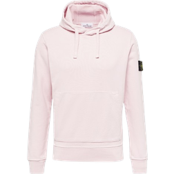 Stone Island Logo Patch Hoodie - Pink