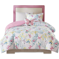 Mi Zone Kids Amelia Reversible Butterfly Print Twin Comforter Set 66x86"