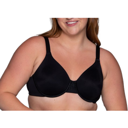 Vanity Fair Full Figure Underwire Minimizer Bra - Midnight Black