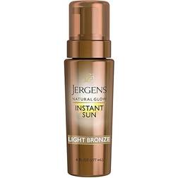 Jergens Natural Glow Instant Sun Sunless Tanning Mousse Light Bronze 6fl oz