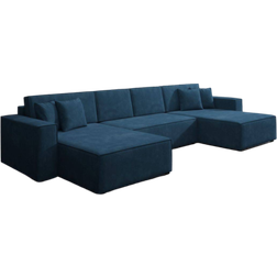 Unique Home Furniture LTD Living area GM-MET Dark Blue Sofa 392cm