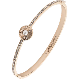 Givenchy Logo Bangle Bracelet - Gold/White/Transparent