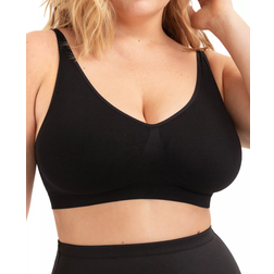 Shapermint Truekind Everyday Essential Throw On Wireless Bra - Black