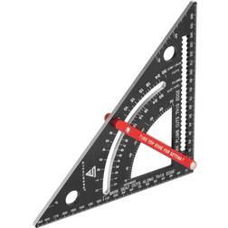 Stahlwerk Angle Triangle with Stop Metric Aluminum Protractor Winkelmesser