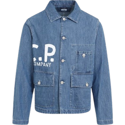 CP COMPANY Cotton Jacket - Stone Bleach/Blue