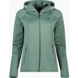 Peak Performance Rider Mid Zip Hood Women - Alpine Tundra