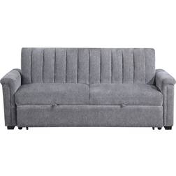 Global Furniture USA U0201 Dark Grey Sofa 82.5" 3 Seater