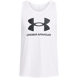 Under Armour Men's Logo Tank - White/Black