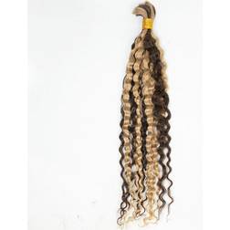 Eayon Hair Water Wave Bulk Human Hair For Braiding 18" 20" D4/27 2-pack