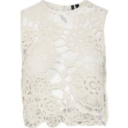 Vero Moda Lili Top - Grey/Sand Dollar