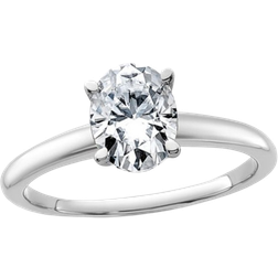 Gem & Harmony Engagementn Ring - White Gold/Diamonds