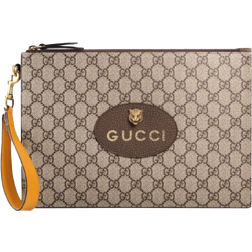 Gucci Neo Vintage Gg Supreme Pouch - Beige/Ebony