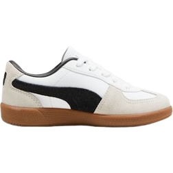 Puma Kid's Palermo Leather - White/Vapor Grey/Gum