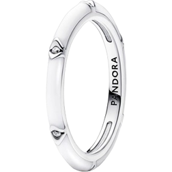 Pandora ME Stones & Enamel Ring - Silver/Transparent