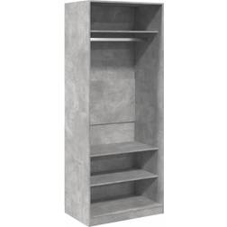 vidaXL 3307696 Concrete Grey Kleiderschrank 80x200cm