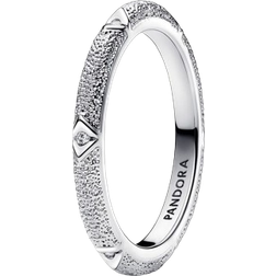 Pandora Me Texture Ring - Silver/Transparent