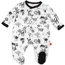 Magnetic Me Baby Footie Pajamas - Animal Safari