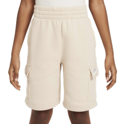 Nike Older Kid's Sportswear Club Fleece Cargo Shorts - Sand Drift/Sand Drift/White