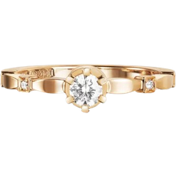 Efva Attling Forget Me Not Star Ring - Gold/Diamonds