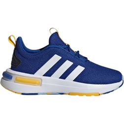 Adidas Kid's Racer TR23 Shoes - Royal Blue/Cloud White/Utility Yellow