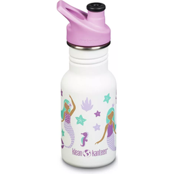 Klean Kanteen Kid's Classic Water Bottle with Sport Cap 355ml Mermaids