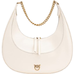 Pinko Classic Brioche Bag Hobo - Blanc Blanc/Antique