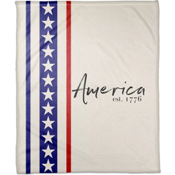 Designs Direct Established 1776 Blankets Blue, Red, White (152.4x127)