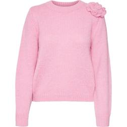 Vero Moda Adia Pullover Sweater - Rose/Fuchsia Pink