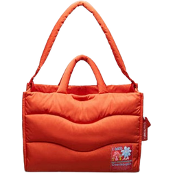 Coach Coachtopia Loop Tote With Wavy Quilting - Sun Orange