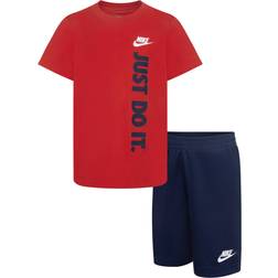 Nike Just Do It Graphic Tee & Shorts Set - Midnight Navy (86L732-U90)