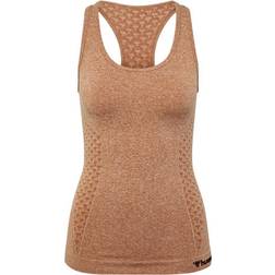 Hummel Ci Seamless Top - Mocha Bisque Melange