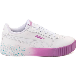 Puma Kid's Carina 2.0 Fade Speckle - White/Mauve Pop