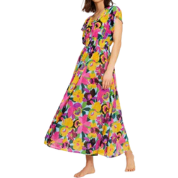 Kate Spade Orchid Bloom Maxi Cover Up Dress - Multi