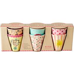 Rice Small Kid's Cup 6-pack Funky Prints