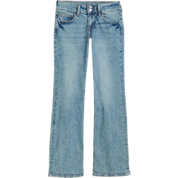 H&M Flared Low Jeans - Light Blue