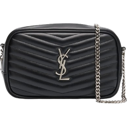 Saint Laurent Lou Mini YSL Camera Bag - Black