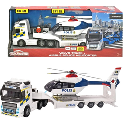 Major Volvo Truck + Airbus Police Helicopter