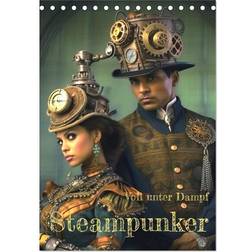 Calvendo Full Steam Ahead Steampunker A5 Portrait Desk Calendar 2025