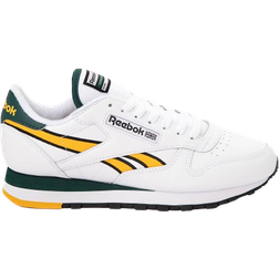 Reebok Classic Leather - White/Fierce Gold/Collegiate Green