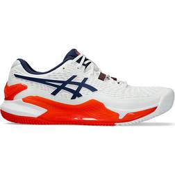 Asics Gel-Resolution 9 Clay M - White/Blue Expanse