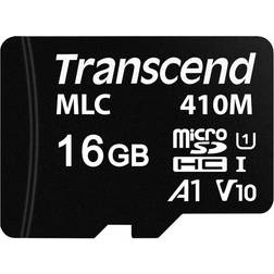 Transcend MLC 410M microSDHC Class 10 UHS-I U1 V10 A1 95/30MB/s 16GB