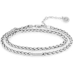 Tommy Hilfiger Chain Bracelet - Silver/Transparent