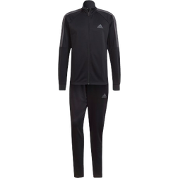 Adidas Aeroready Sereno Cut 3-stripes Tracksuit - Black/Grey Six