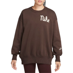 Nike Sportswear Phoenix Fleece Women's Oversized Crew-Neck Sweatshirt - Baroque Brown