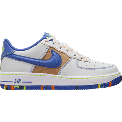 Nike Air Force 1 LV8 GS - Photon Dust/Volt/Total Orange/Astronomy Blue