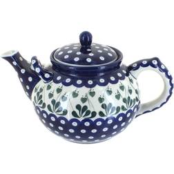 Blue Rose Pottery Polish 444 Ceramika Teapot