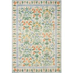 Rifle Paper Co. x Loloi Eden Mughal Garden Blue, Orange, Green, Beige 24x60"