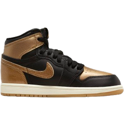 Nike Air Jordan 1 Retro High OG PS - Black/Sail/Metallic Gold