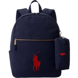 Ralph Lauren Big Pony Canvas Large Backpack - Newport Navy