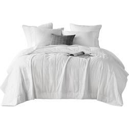 Sharper Image Cooling Touch Down Alternative Blankets White (274.3x228.6)